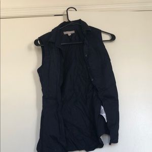 Navy blue blouse
